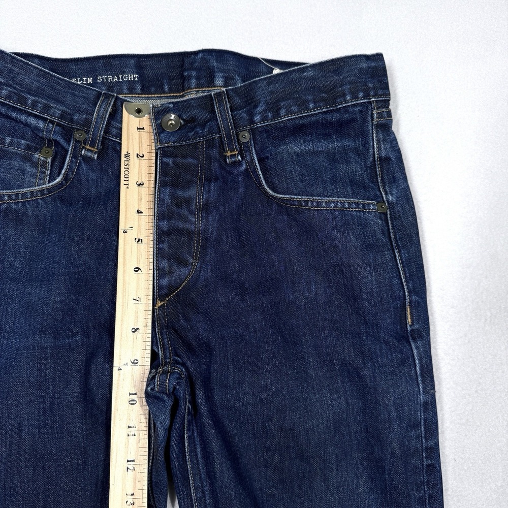 Rag and Bone Jeans Mens 30 Slim Straight 15X Tailored Workwear Olive Resin 30x31 - Picture 15 of 16